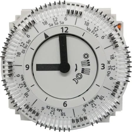SIEMENS - Wochenschaltuhr analog RVP200/RAV mit 12 Std. Gangreserve