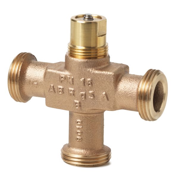 SIEMENS - Dreiwegventil PN16 DN15 kvs=1 Hub=5,5mm Rotguss geschraubt
