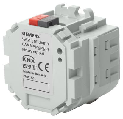 SIEMENS - UP 510/13 KNX Binärausgabegerät 2x10A AC230V UP-Gerät ohne Hängeb.