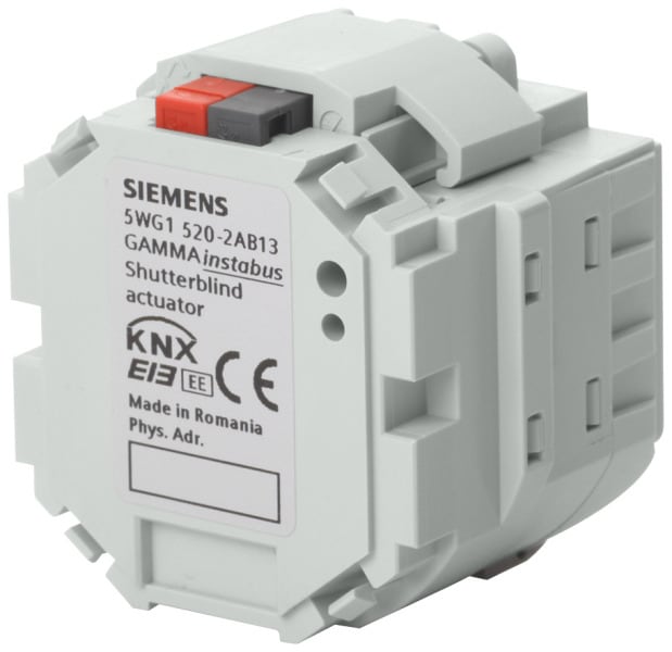 SIEMENS - UP 520/13 KNX Jalousieaktor 1x 6A AC230V als UP-Gerät ohne Hängebügel
