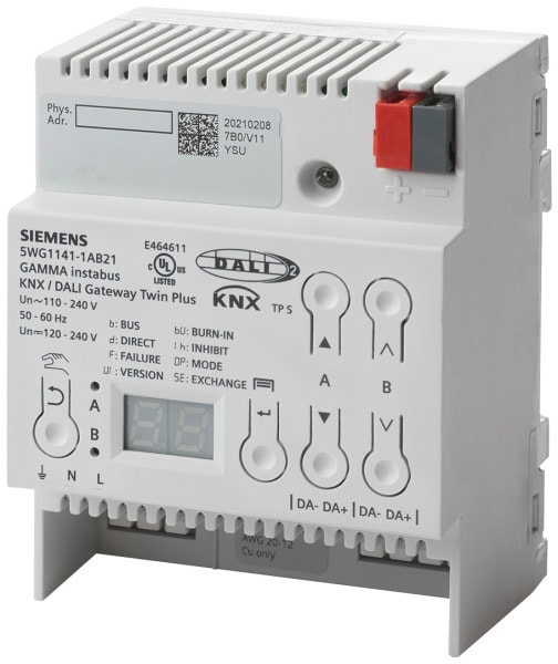 SIEMENS - N 141/21 KNX/DALI Gateway plus, 2-Kanal