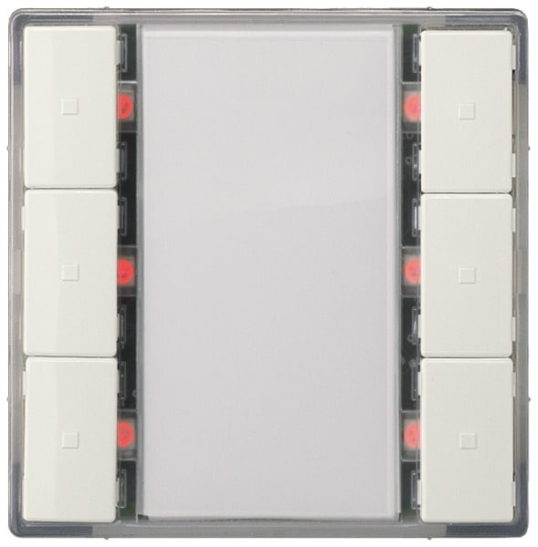 SIEMENS - UP 223/4 Taster 3-fach mit Status-LED neut Szenenbaust. RaumtemperaturF