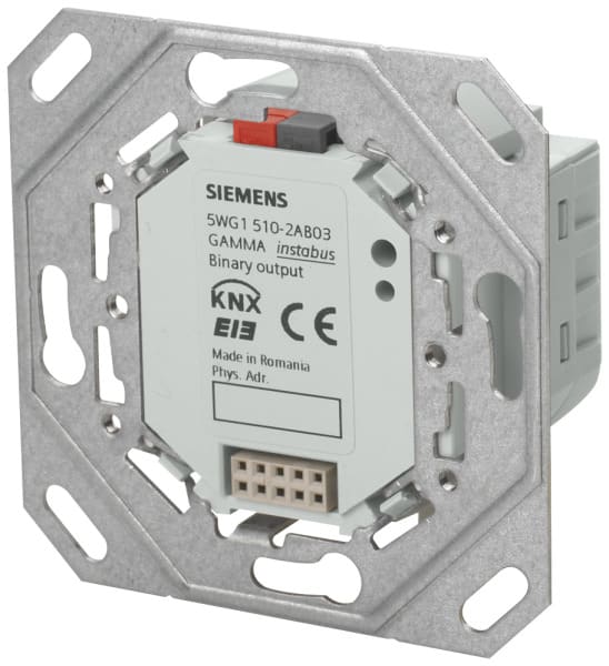 SIEMENS - UP 510/03 KNX Binärausgabegerät 2x10A AC230V UP-Gerät mit Hängeb.