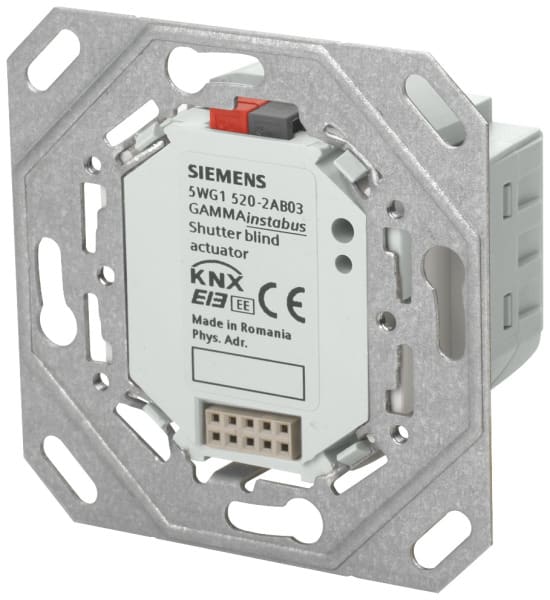 SIEMENS - UP 520/03 KNX Jalousieaktor 1x 6A AC230V als UP-Gerät mit Hängebügel