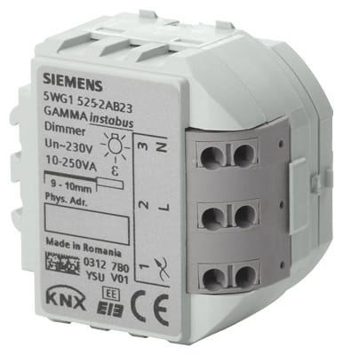 SIEMENS - RS 525/23 KNX Universaldimmer 1x 250VA AC230V als Einbaugerät