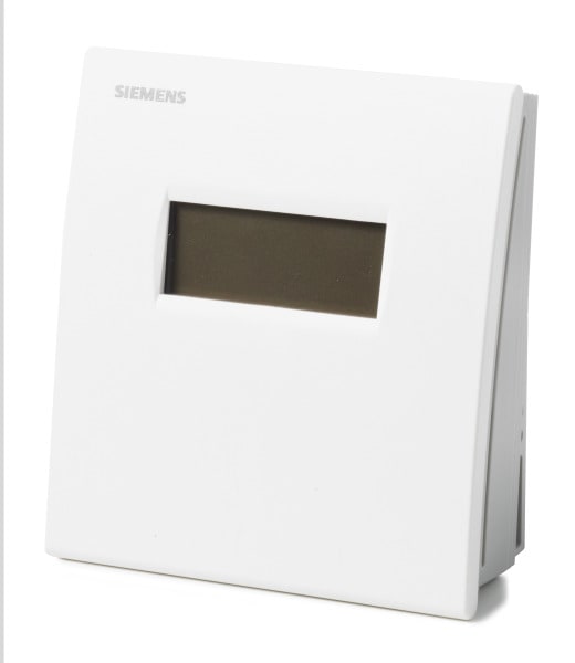 SIEMENS - Raumfühler T(0-10V) rF(0-10V) Display -35.+35/0.50/-40.70°C 0.100%