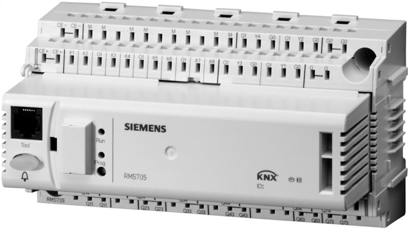 SIEMENS - Synco700 Univ.Regler f.Nichtstandard 8UI 8AO 6DO m.KNX Überw.u.Strg.