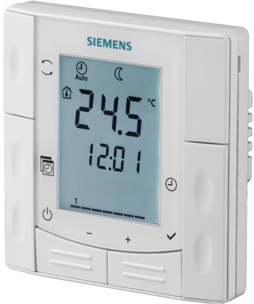 SIEMENS - Raumtemperaturregler LCD W7 5..40°C H 2-P. 230V 16A Wandeinbau