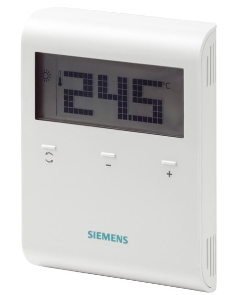 SIEMENS - Raumtemperaturregler LCD 5..35°C H 2-P. Batt.3V
