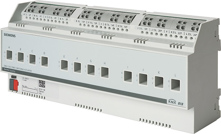 SIEMENS - N 530D61 Schaltaktor 12x AC 230V, 6AX, C-Last