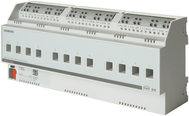 SIEMENS - N 534D61 Schaltaktor 12x AC 230V, 16/20AX, C-Last