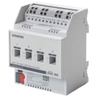 SIEMENS - N 535D31 Schaltaktor 4x AC 230V, 16/20AX, C-Last, Laststromüberwachung