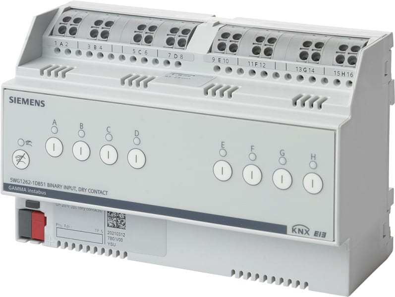 SIEMENS - N 262D51, Binäreingang 8 x potentialfreier Kontakt