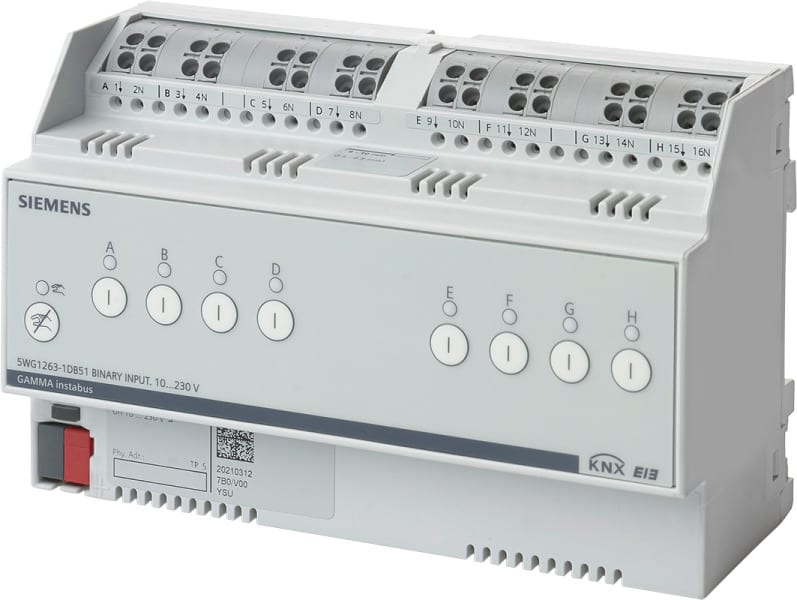 SIEMENS - N 263D51, Binäreingang 8 x AC/DC 10...230 V