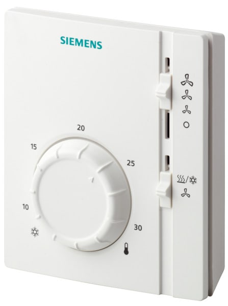 SIEMENS - Fan-Coil Thermostat 2-Pkt H/K Verriegelung 2-Rohr