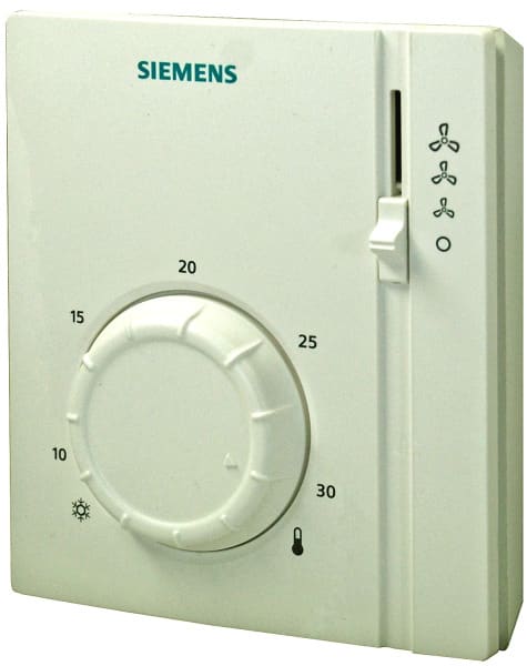 SIEMENS - Raumthermostat für Ventilator- Konvektoren mit 2-Punktverhalten