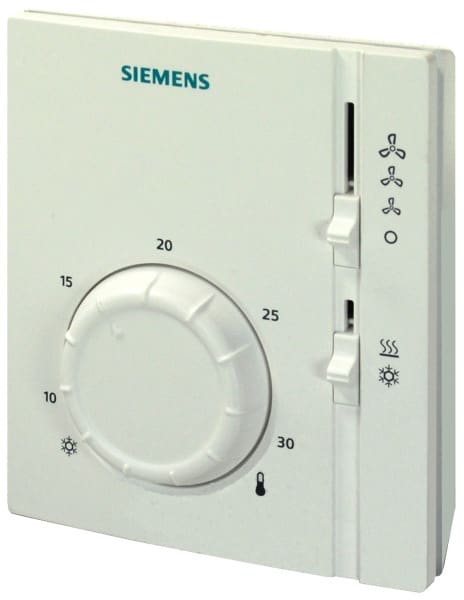SIEMENS - Raumthermostat für Ventilator- Konvektoren mit 2-Punktverhalten