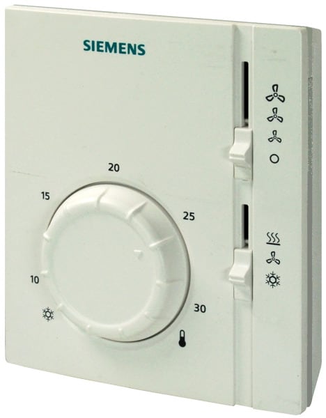 SIEMENS - Raumthermostat für Ventilator- Konvektoren mit 2-Punktverhalten