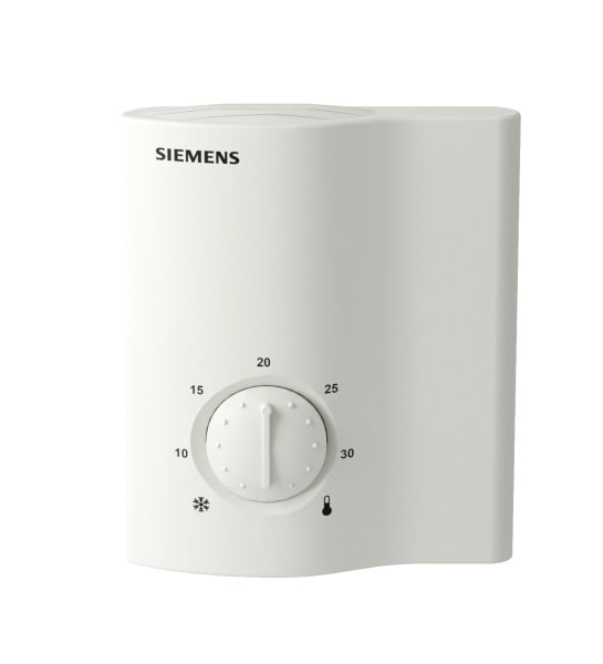 SIEMENS - Raumtemperaturregler 24V H/K ext.Fühler PWM o. 2-Pkt.