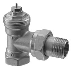 SIEMENS - Eckventil DN 3/8'' kv=0.63 einstellbar DIN-Baureihe