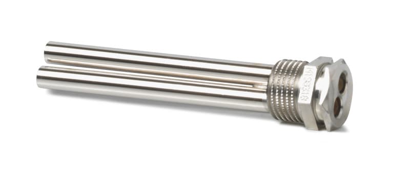 SIEMENS - Doppelschutzrohr 2xLW7 PN10 Ms vernickelt 100mm für RAZ-..J