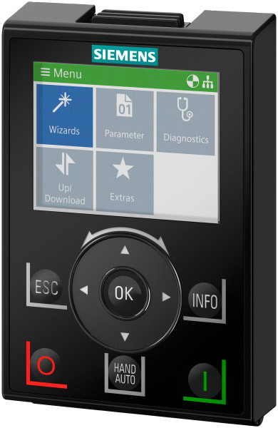 SIEMENS - FU, Intelligent Operator Panel mit farblichem Klartextdisplay