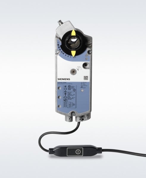SIEMENS - Drehantrieb 24VAC 0-10V 18Nm 90° Federrücklauf Modbus RTU