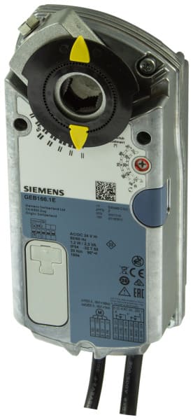 SIEMENS - Drehantrieb 24VAC/24..48VDC 0/2-10V 20Nm 90° Stellungsg. 2 Hilfss.