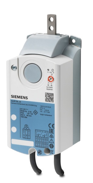 SIEMENS - Linearantrieb 24VAC 3-P 250N 60mm 2 Hilfsschalter