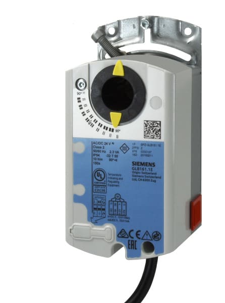 SIEMENS - Drehantrieb 24VAC/24..48VDC 2/3-P 10Nm 90° Rückführp.5kOhm