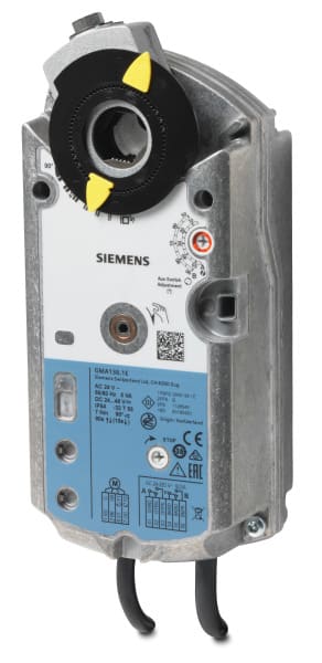 SIEMENS - Drehantrieb 24VAC 3-P 7Nm 90° Federrücklauf 2 Hilfsschalter
