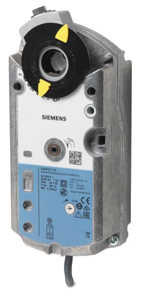 SIEMENS - Drehantrieb 230VAC 2-P 7Nm 90° Federrücklauf
