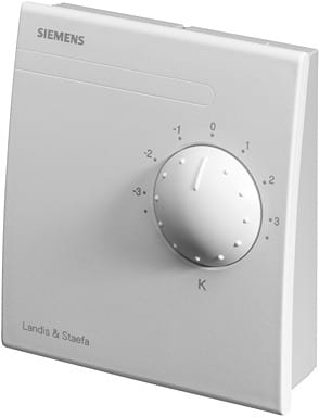 SIEMENS - Raumtemperaturfühler Ni1000 0..+50°C Sollwertkorrektur +/-3K