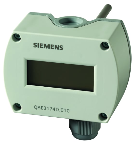 SIEMENS - Tauchtemperaturfühler 4-20mA -40..+120°C o. Schutzrohr - 100mm m.Anzeige