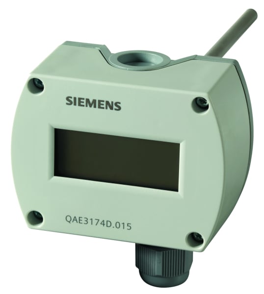 SIEMENS - Tauchtemperaturfühler 4-20mA -40..+120°C o. Schutzrohr - 150mm m.Anzeige