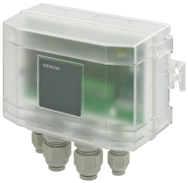 SIEMENS - Druckfühler. 0..2500Pa für Luft mit I/O Erweiterung Modbus RTU