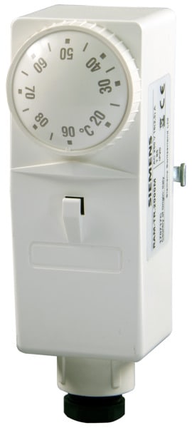 SIEMENS - Anlege-Temperaturregler 20..90°C