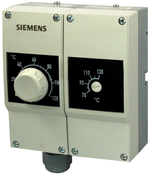 SIEMENS - Thermostate TR+TW 40..120/40..120°C 100mm Ms-SR