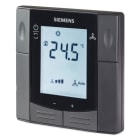 SIEMENS - Fan-Coil Regler LCD 5..40°C Einbau 2/4-Rohr 2/3-Pkt KNX schwarz