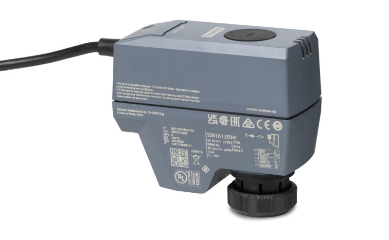 SIEMENS - Stellantrieb f. Kleinventile 24V DC0..10V 75s