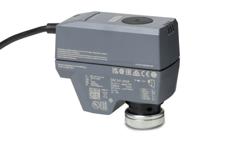 SIEMENS - Stellantrieb f. Kleinventile 24V DC0..10V 30s