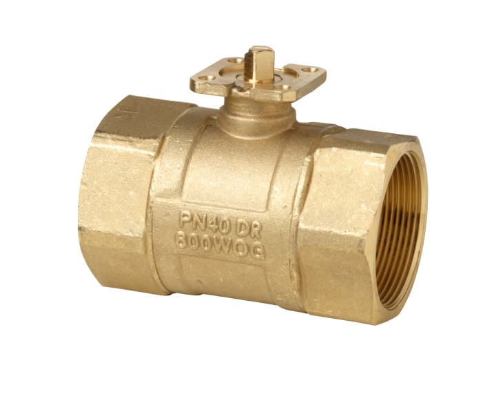 SIEMENS - Absperrkugelhahn 2-Weg PN40 DN50 kvs=96 mit Inneng. Rp 2''