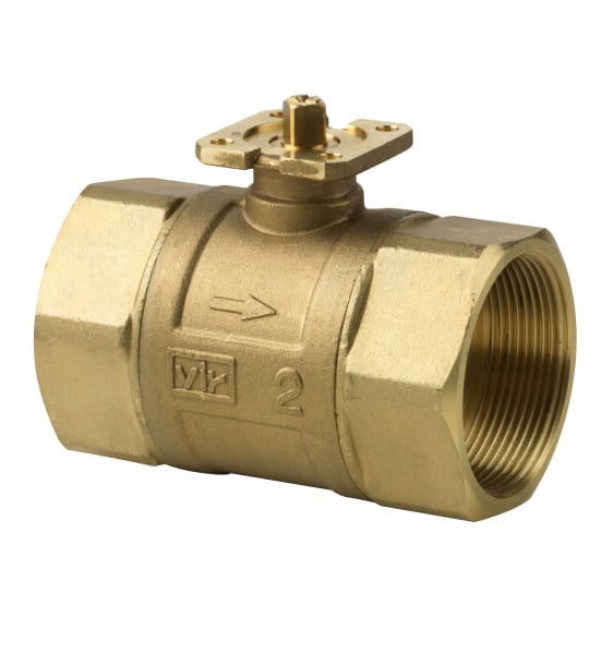 SIEMENS - Durchgang-Regelkugelhahn PN40 DN50 kvs=25 mit IG Rp 2''
