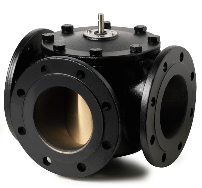 SIEMENS - Dreiweghahn PN6 DN150 kvs=820 Grauguss geflanscht