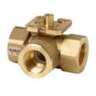 SIEMENS - Dreiwegkugelhahn(L),PN40,DN32,Kvs=13, Innengewinde Rp 5/4''