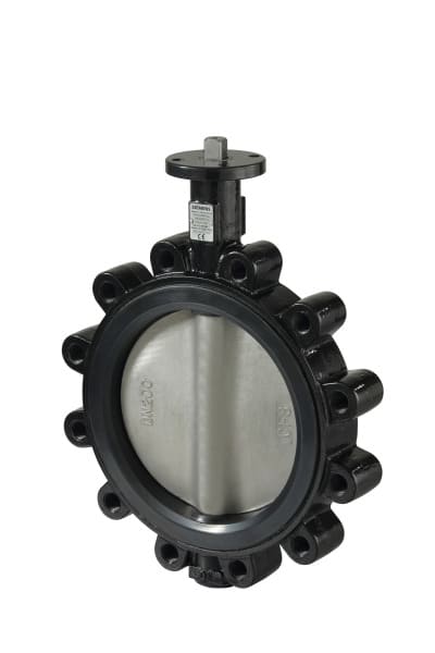 SIEMENS - Drosselklappe PN16 DN125 kvs=820 mit Gewindebohrung, luftdicht