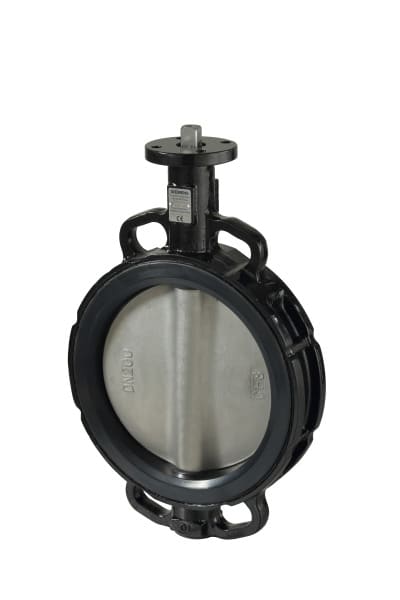 SIEMENS - Drosselklappe PN16 DN400 kvs=14100 f. Einb. zw. Flansch. luftdicht