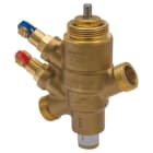 SIEMENS - 2-Pkt.Kombiventil m.dp-Regler,320..1500l/h, PN25,DN20,AG, mit Messnippel