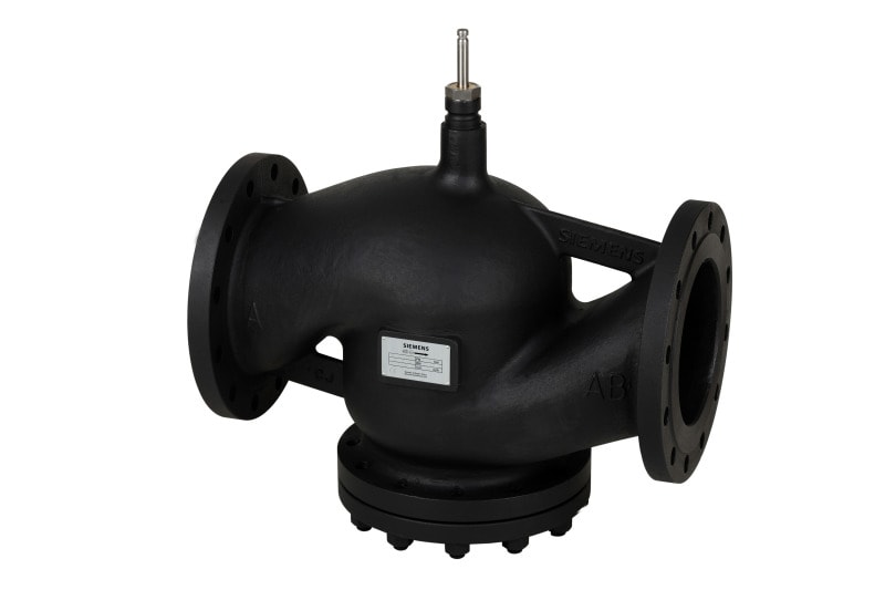 SIEMENS - Zweiwegventil Druckkomp. PN16 DN250 kvs=630 Hub=40mm Sphäroguss gefl.