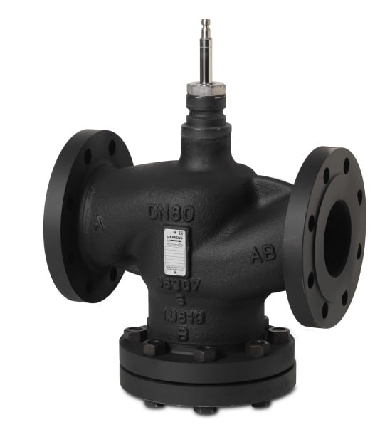 SIEMENS - Zweiwegventil PN40 DN15 kvs=3,2 Hub=20mm Stahlguss geflanscht